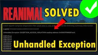 Fix REANIMAL Unhandled Exception: EXCEPTION_ACCESS_VIOLATION Error on PC