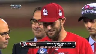 2013/10/19 Wacha named NLCS MVP
