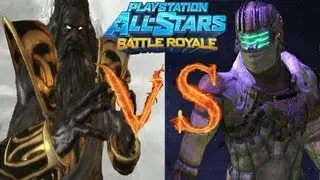 Playstation All Stars Battle Royale: bluedeepdive vs cano3022 (DLC Match!) (Commentary) (PS3)