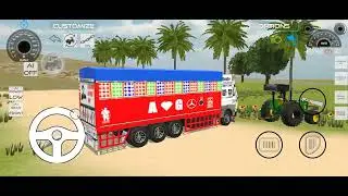 John Deere tractor rescue truck | John Deere| indian tractor | mobile games