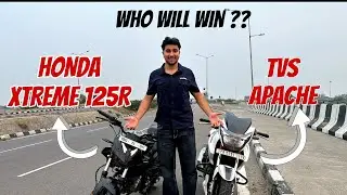 Xtreme 125r VS Apache 160 🔥 Bike Drag Race ☠️ Xtreme 125r Top Speed | Xtreme 125r Review