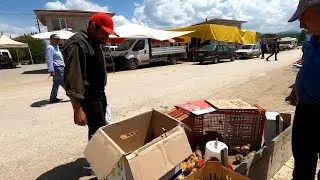 SALİH LE PAZARDAYIZ   DOLU DOLU YAĞMURLU BİR GÜN KÖYDE YAŞAM GÜNLÜK VLOG TÜRKİYE