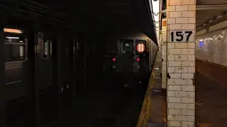 NYC Subways: R62A (1) & NIS R62A @ 157 Street