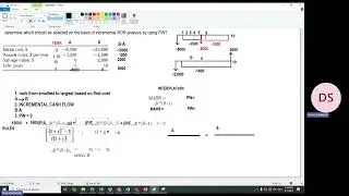 chapter 8 rate of return analysis multiple alternatives part 2