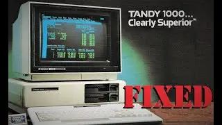 TANDY 1000 fixing , upgrading and playing games