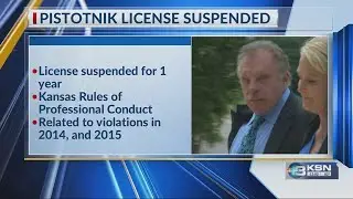 Wichita lawyer Brad Pistotnik&rsquo;s license suspended by Kansas Supreme Court