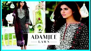 Latest Beautiful Adamjee Spring Summer Lawn Collection 2017 - 2018 | Women Dress Salwar Kameez