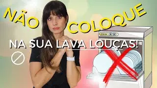 Eu levei 3 anos para descobrir O QUE EU NÃO POSSO COLOCAR NA LAVA-LOUÇAS!