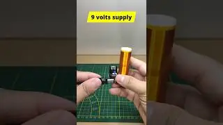 ⚡ Mini Tesla Coil in Action! | Tiny Lightning Show ⚡ #TeslaCoil #ScienceExperiment #Electricity #DIY