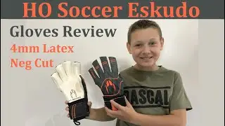 HO Soccer Eskudo Goalkeeper Gloves Review | Eskudo Neg Cut Junior Goalie Gloves Opening / Unboxing