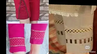 beautiful pohncha designs/latest trouser designs for eid 2021