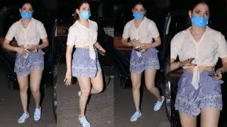Tamanna Bhatia spotted outside Clinic  Santacruz 📸
