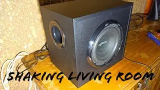 Logitech z623 SHAKING MY LIVING ROOM[4k]