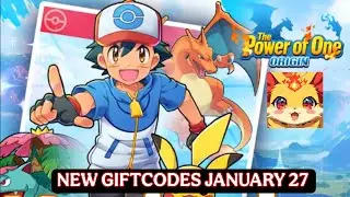 PKM The Power of One | Latest Code January 27 - New Giftcodes Pokemon PKM The Power of One January