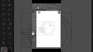 Illustrator Tutorial | Creative Letter Logo Design In Adobe Illustrator - EP-153 S #youtubeshorts