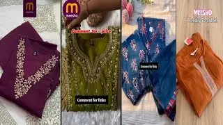 Meesho festival and party wear kurtha sets|| Meesho hual|| MJ online shopping