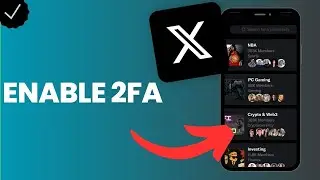 How to enable the 2 factor authentication in X?
