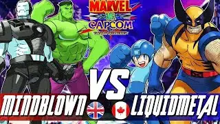 Marvel Vs Capcom:🔥MindBlown Vs LiquidMetalX🔥| High Level Gameplay.