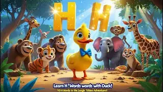 &ldquo;Learn H Words with Duck 🦆 | Fun Jungle ABC Adventure for Kids&rdquo;