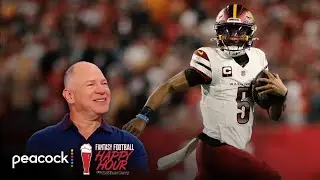 Most-drafted fantasy QBs: Jayden Daniels, Justin Fields | Fantasy Football Happy Hour | NFL on NBC