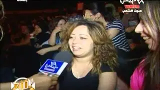 تقرير عن حفلة نجم الشرق تامرحسني في مهرجان بنزرت الدولي 2014 على قناة حنبعل التونسية