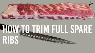 How to Trim Full Pork Spare Ribs into St. Louis Style Cut