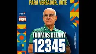 Candidato &aacute; Vereador Thomas Delany - Po&ccedil;os de Caldas MG