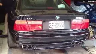 E31 850 Eisenmann race with x pipe test