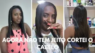 CORTEI O CABELO ME ARREPENDI ! CORTEI ERRADO FICOU MUITO CURTO.