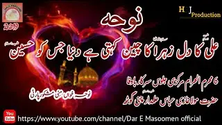 Ali Ka Dil Zahra Ka Chain Noha | Mini Mashkoor Party Ahmedpur East | 6 Mhuram Jaloos Chani Goth 2019