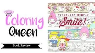 Smile!  Hello Kitty & Friends Coloring Book Review