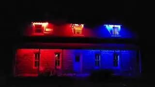 Jellyfish Lights Permanent Holiday Color Changing Lights Be Sure To Change Them For The 4th Of July!