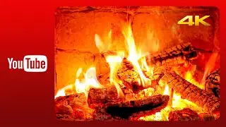 15-Minute Fireplace 4K 🔥 Crackling Fire Sounds for Relax, Study & Sleep