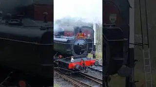 ex GWR Pannier Tank Engine 7714 at Highley, SVR