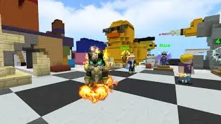 Hacker wants to 1v1 me in Bedwars!! (Blockman Go)