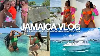 JAMAICA TRAVEL VLOG |  Montego Bay Girls Trips - boat day, partying + trip maintenance