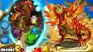 Angry Birds Epic: Angry Birds Vs RED BOSS Dragon Puzzle & Dragon Crossover Day 3