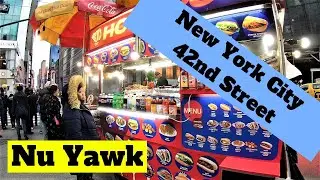 🟡 New York City | 42nd Street. A Walking Tour Of 42nd Street From One End To The Other East To West!