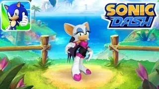 SONIC DASH - ROUGE ANDROID GAMEPLAY