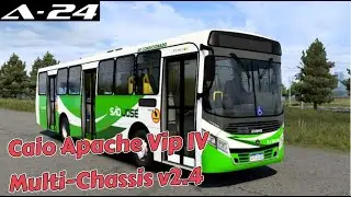 Caio Apache Vip IV Multi-Chassis v2.4 для Euro Truck Simulator 2 (1.44.x)