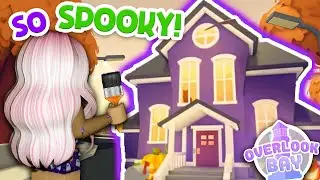 DECORATING THE HAUNTED HOUSE IN OVERLOOK BAY! | Roblox Overlook Bay