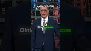 Stephen Colbert: explaining Trump's defense and the Clinton sock case #shorts #Trump #Clinton