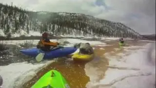 Chatanika River Ice Kayaking