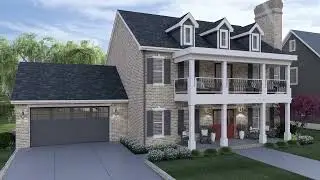 Colonial: 3-Bed, 2.5-Bath House Plan Tour [Plan 963-00890]