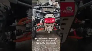 4x4 4 Wheeler Farm Cargo ATV Quad  Bike. #4x4 #cargoATV #mademoto