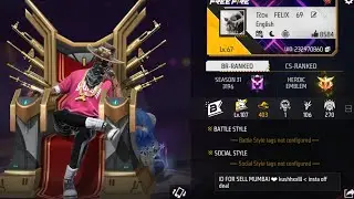 Hand To Hand Mumbai I'd Seller | Free Fire | Hip Hop | Season 7 | Season 4 |#idsell #idsellfreefire