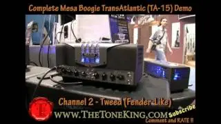 OFFICIAL Mesa Boogie TransAtlantic TA-15 Demo Review by TTK NAMM TA15 2010 10