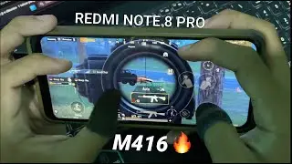 REDMI NOTE 8 PRO TEST PUBG IN 2025 | M416🔥🔥Erangel Gameplay !!!