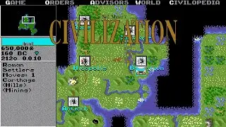 Old Games - Civilization 1 / #4 / No Commentary (PC DOS 4K)