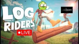 Log Riders New Game! Co-op with my dumb friend!